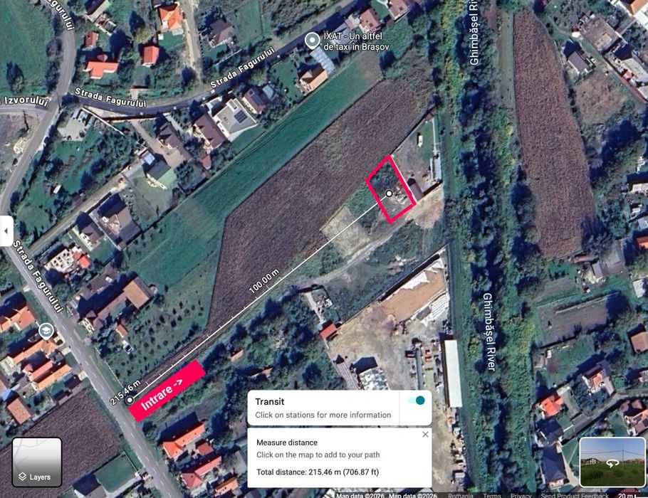 Teren intravilan de vânzare - Str. Fagurului, Stupini, Brașov – 660 mp