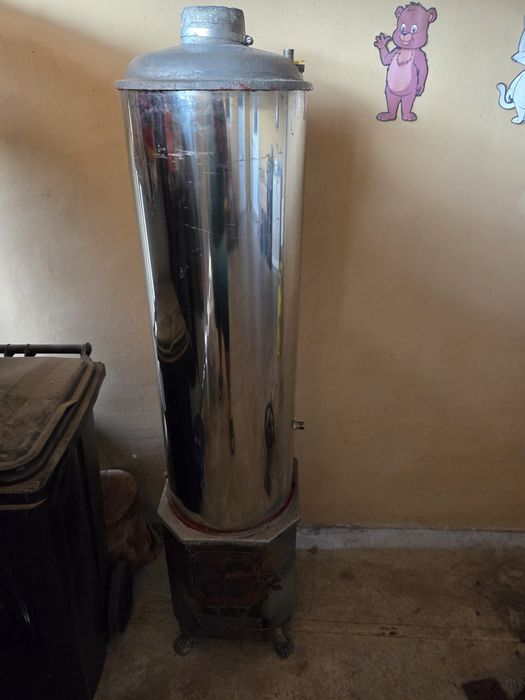 Boilăr de inox pe lemne