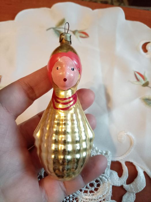 Игрушки ссср  новогодние стекло  50 е г винтаж
