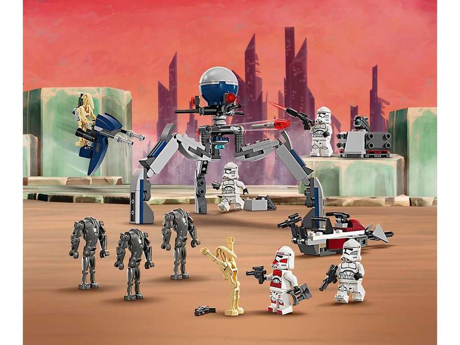 НОВИ! LEGO® Star Wars 75372 Клонинг щурмовак и боен дроид – боен пакет
