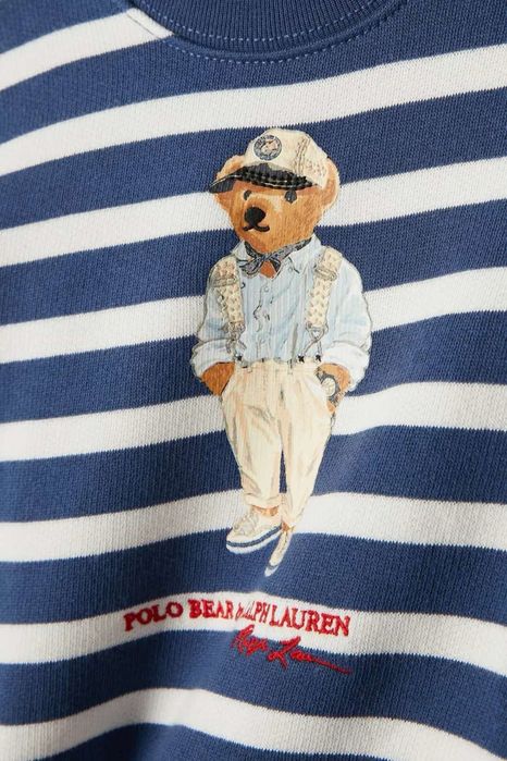 Стилна Ralph Lauren Polo Bear блуза на райе