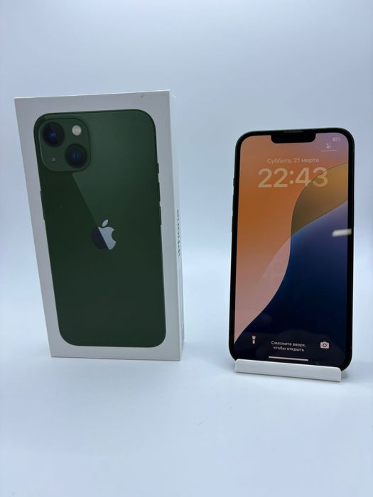 iPhone 13 Green 128GB — Отличное состояние