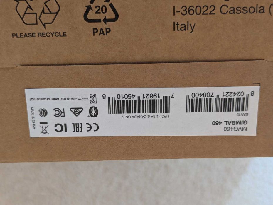 Gimbal Manfrotto MVG460 stabilizator in 3 axe capacitate 4.6kg