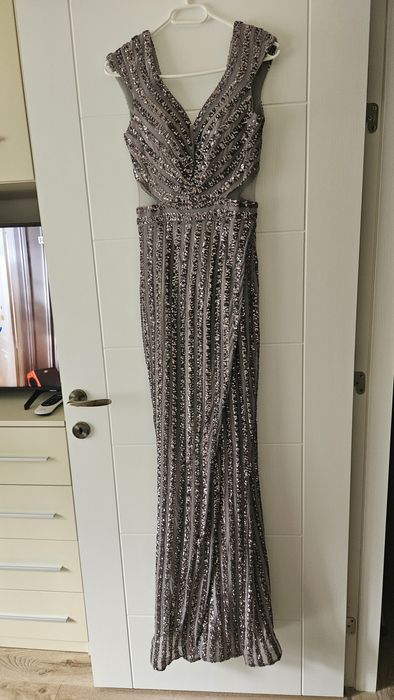 Rochie de seara argintie