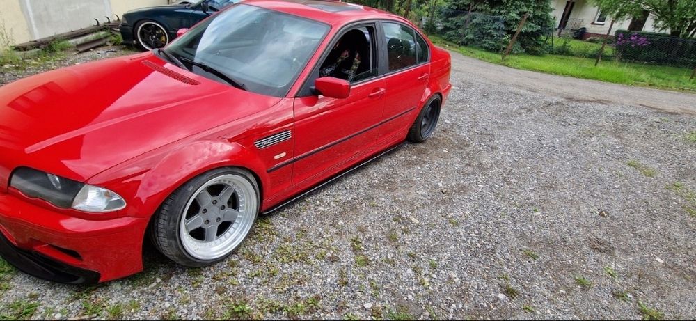 Extensii praguri prelungire praguri BMW Seria 3 E46 negru lucios