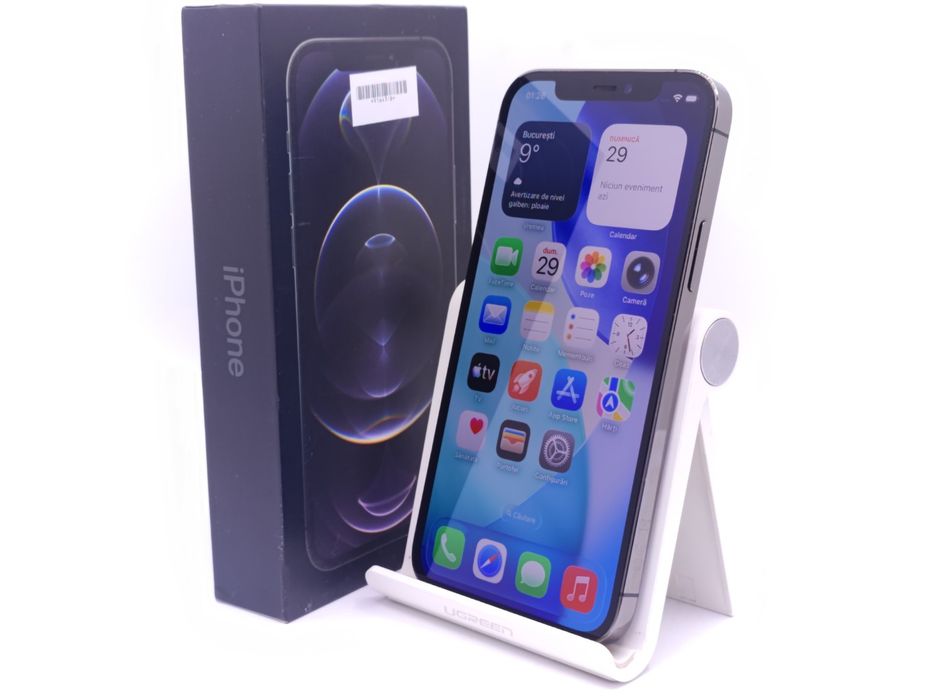 Apple iPhone 12 Pro 128GB Graphite 6GB, Garantie 24 luni | #D91643