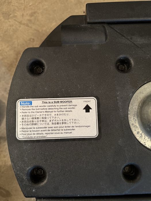 Субуфер BOSE от mazda 6 gh