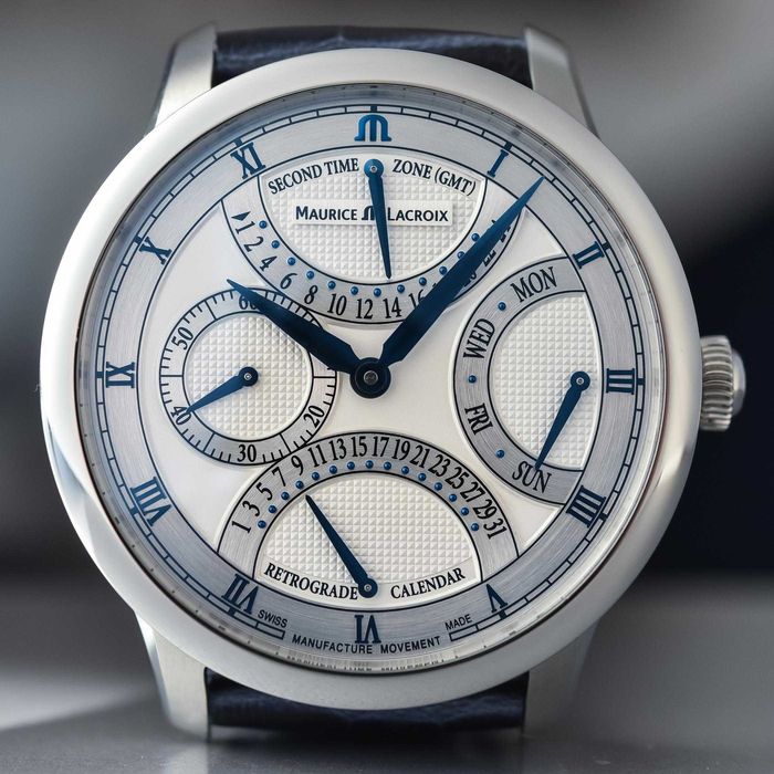 Часовник Maurice Lacroix Triple Retrograde - оригинал, безупречен
