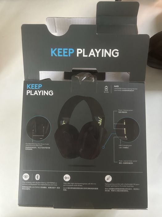 Наушники Logitech G435 черный