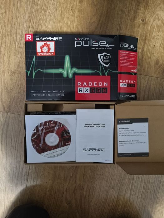 Placă video rx 550 sapphire pulse