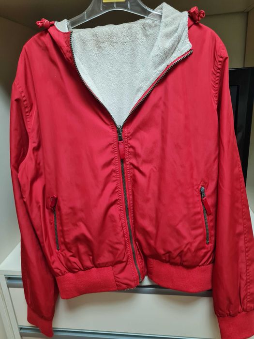 geaca rosie marime 38-40