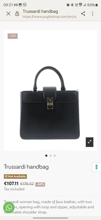 Чанта Trussardi handbag