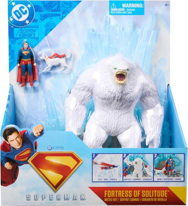Фигура Супермен и Йети DC Comics Superman Игрален комплект