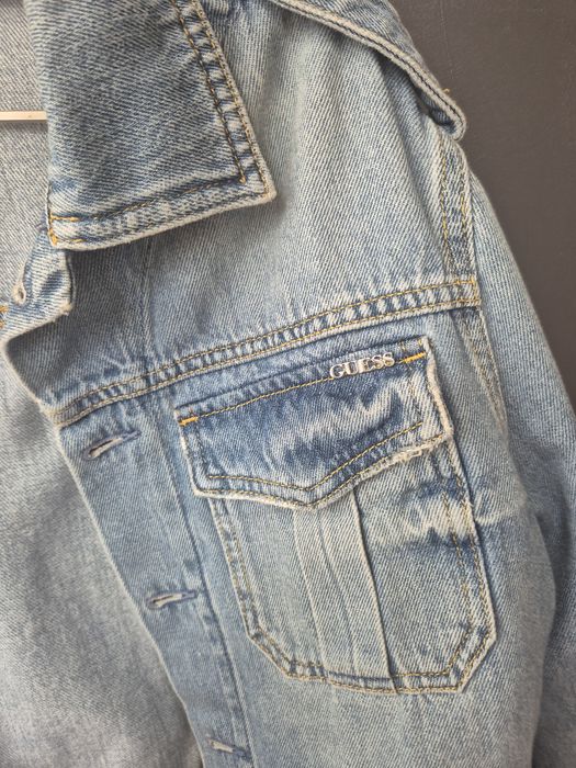 Geaca denim Guess L-xl noua,damă