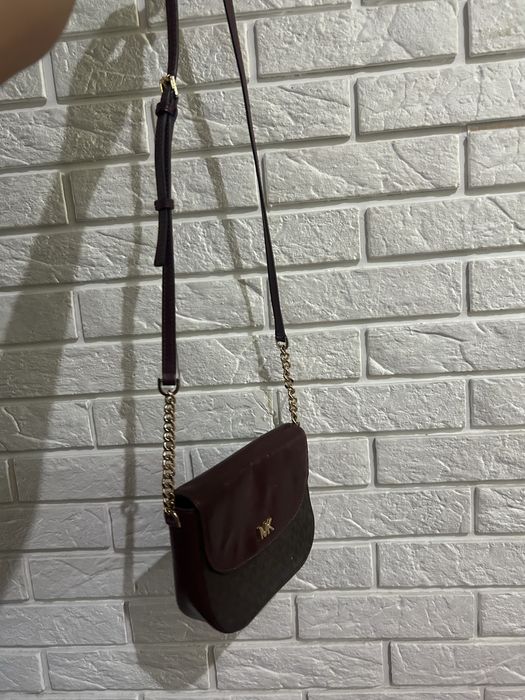 Бордовая сумка Michael Kors