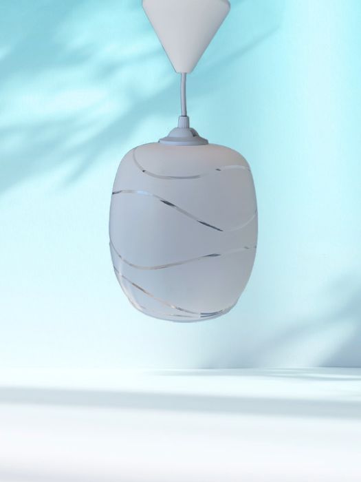 Полилей за хол стъклен на верижка