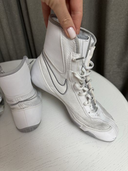 Оригинальные боксерки Nike Machomai 2 White Wolf Grey