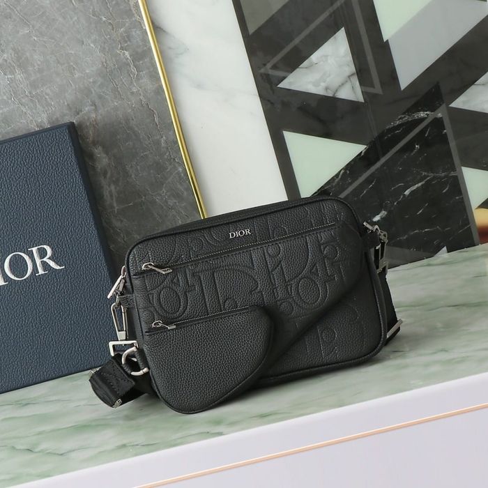 Мъжка чанта естествена кожа Dior