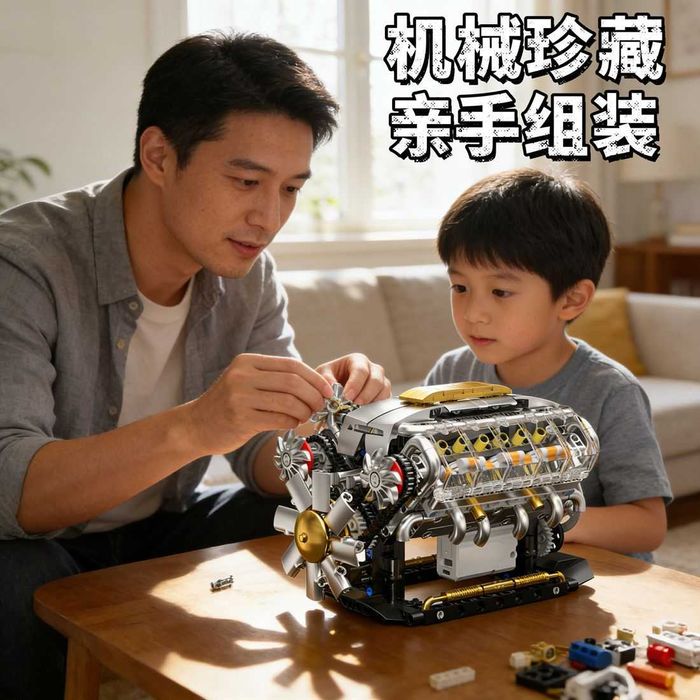 Двигатель Auto V8 – конструктор