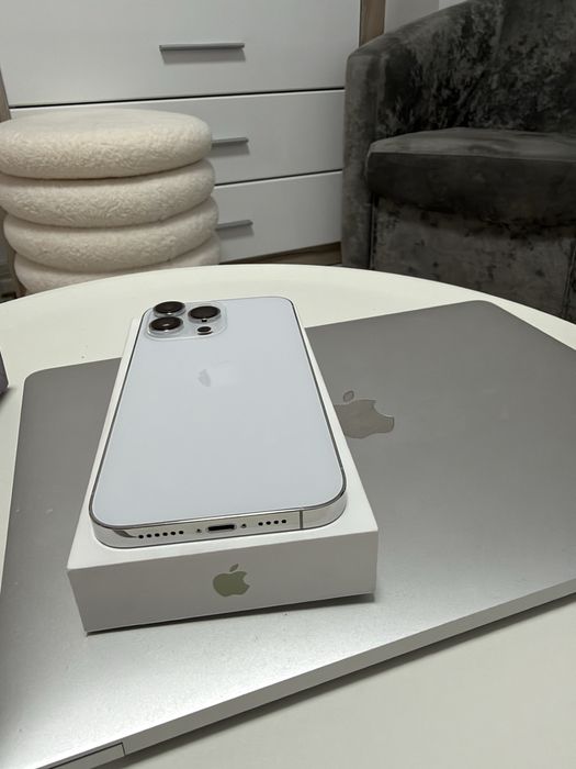 Iphone 14 pro max silver  bateria 100%  !