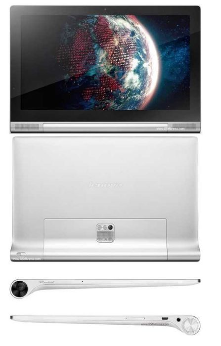 Lenovo Tab 2 Pro 13,3", с мултимедиен проектор и клавиатура.