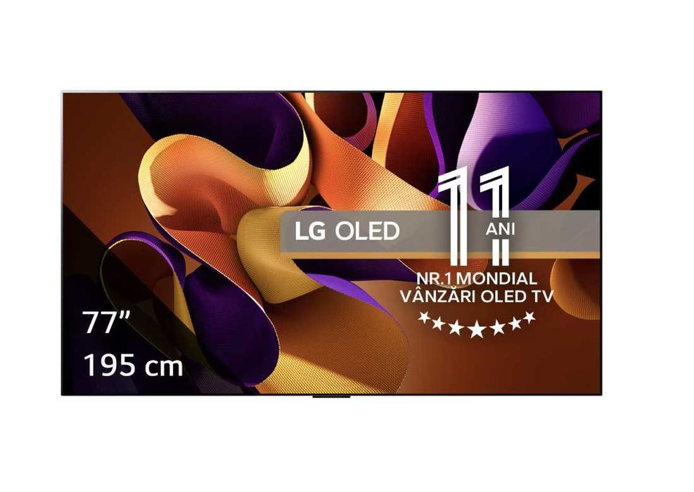 Televizor LG OLED evo OLED77G42LW, 195 cm, Smart, 4K Ultra HD, 100 Hz + Stand