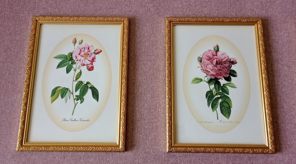 Картины- постеры "Розы-Винтаж-Виньетка".