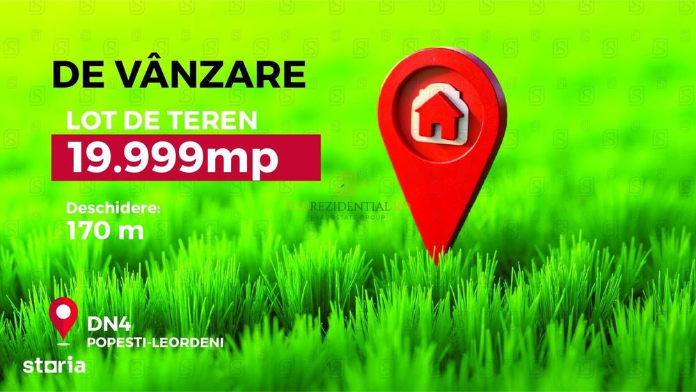 Teren intravilan, deschidere dubla - Popesti-Leordeni, Cartier Agropol