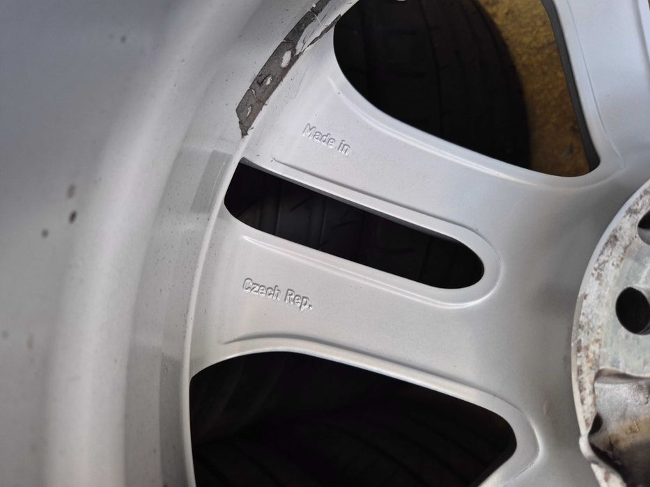 4 ROTI Jante Anvelope 5x112 235/45/17 OEM Mercedes C-Class E-Class