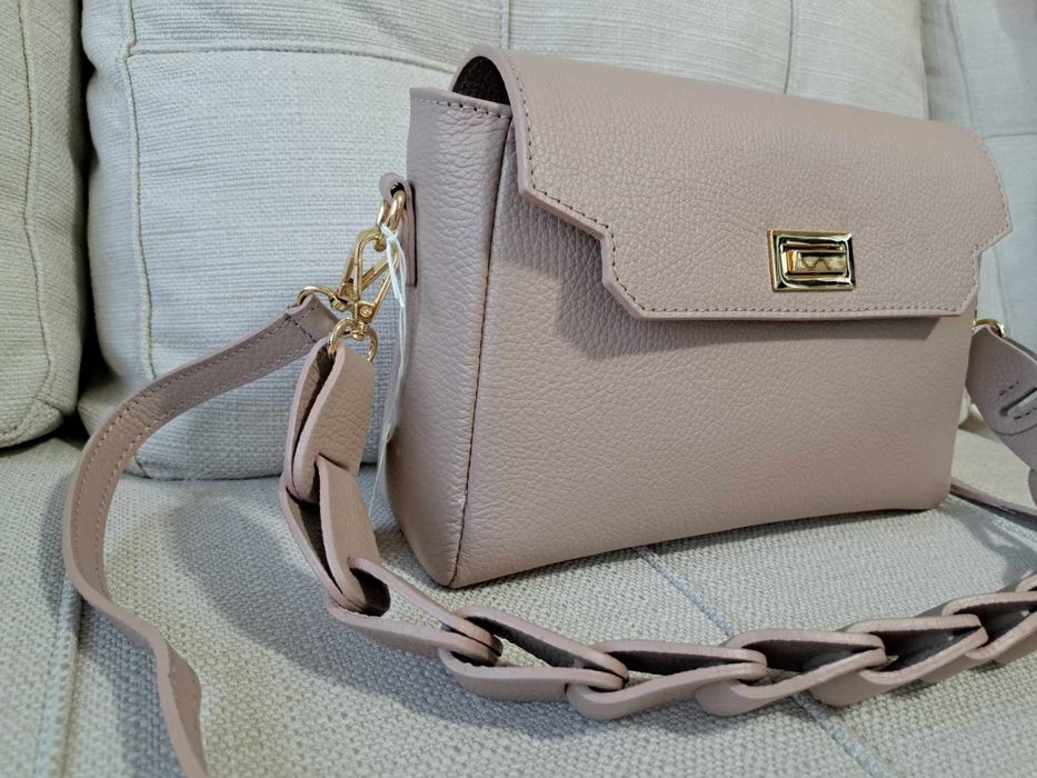 Дамска чанта естествена кожа