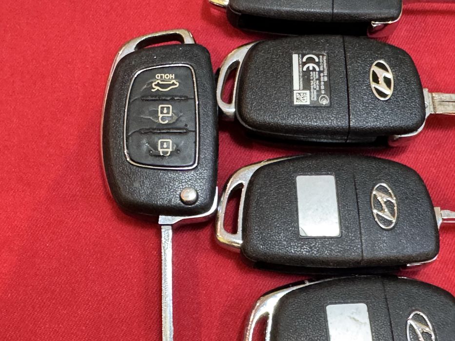 Ключ за Hynday  Santa Fe IX35/ I20/ I40 оригинален сгъваем с 3бутона