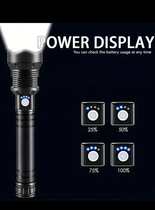 Мощен фенер лед..