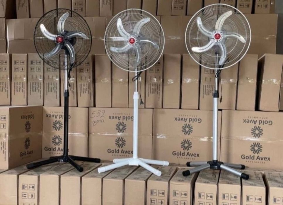 Высокоскоростной напольный вентилятор, железные лопасти