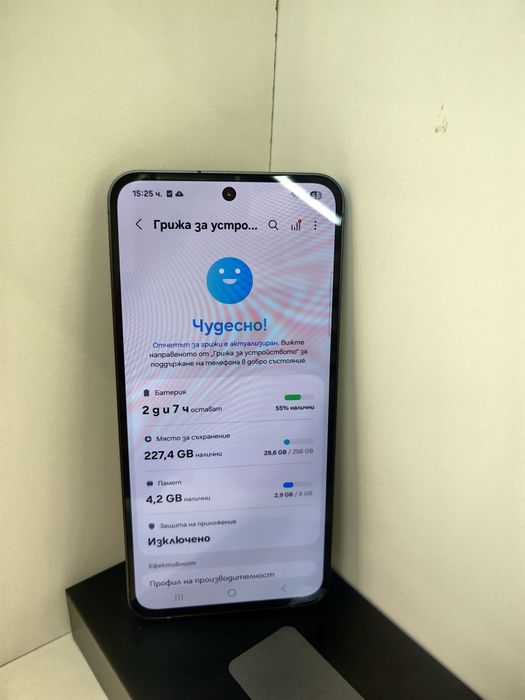 Хб! Samsung S 24 FE 8/256Gb  ЧИСТО НОВ Перфектен