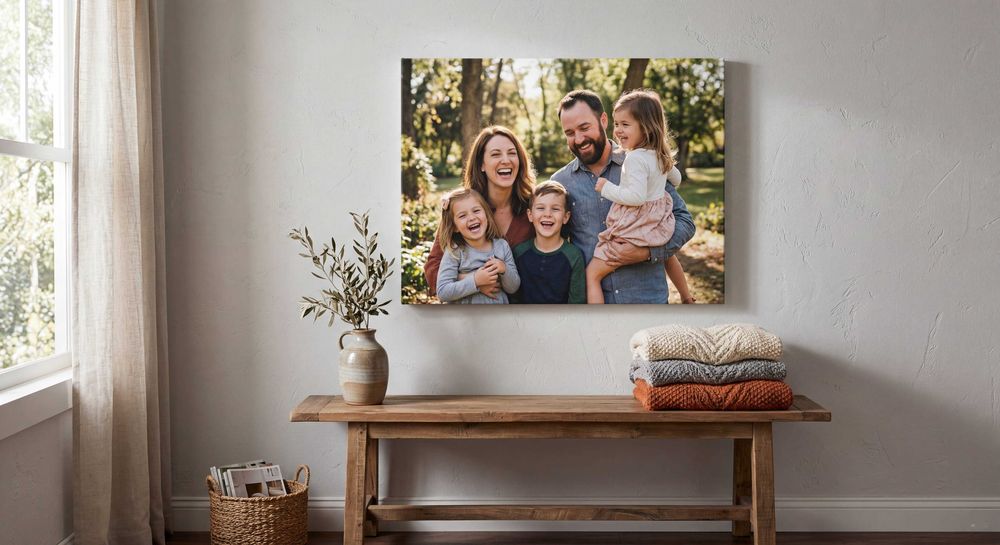 Печат на ваши снимки върху висококачествена канава с дървена подрамка