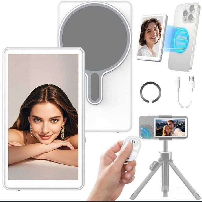 Магнитный экран для селфи и видео Selfie Monitor MagSafe vlog screen