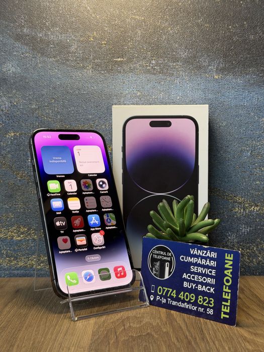 Iphone 14 pro/128gb/2 Ani Garantie Centrul de Telefoane/rate