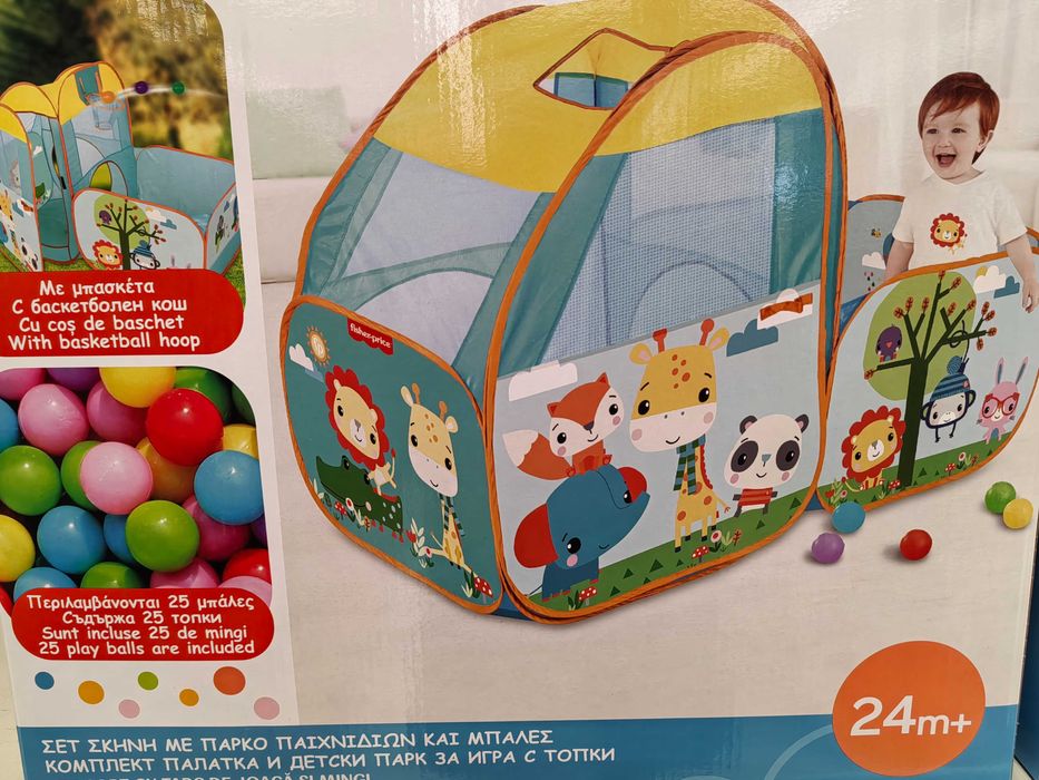 Детска Палатка тип Къщичка Розова за Деца Игра Момчета Момичета