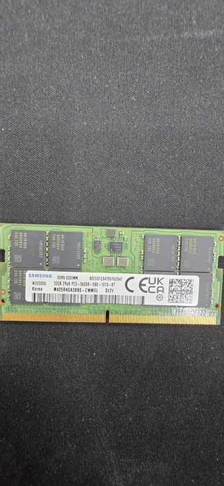Оперативная память Samsung 32GB DDR5 5600MHz Laptop RAM