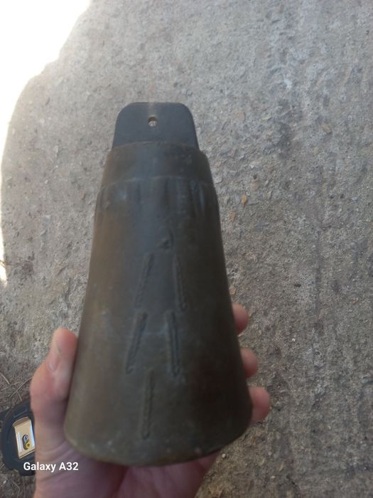 Голям стар бронзов чан хлопка звънец тюмбелек
