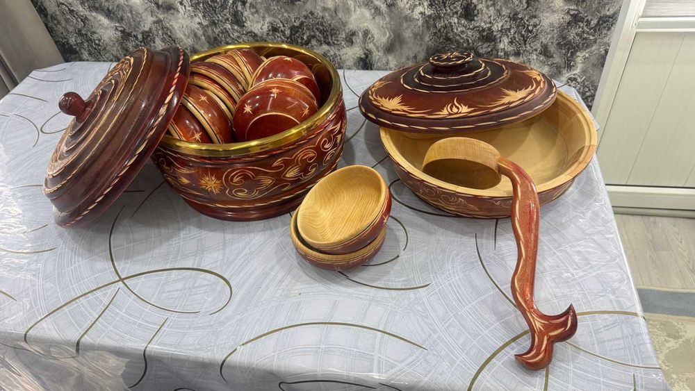 Деревянная посуду