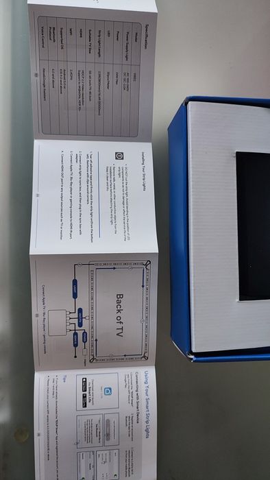 smart TVbox, ambilight, lumina ambientala