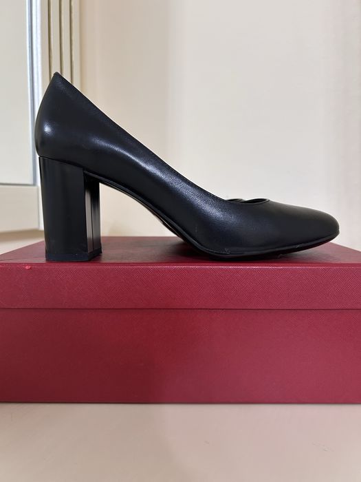 Туфли кожанные черные