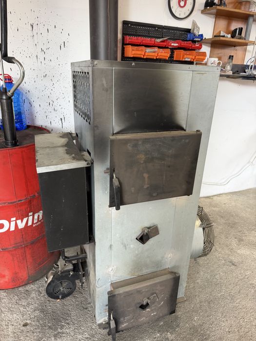 Soba ulei ars cu ventilatie