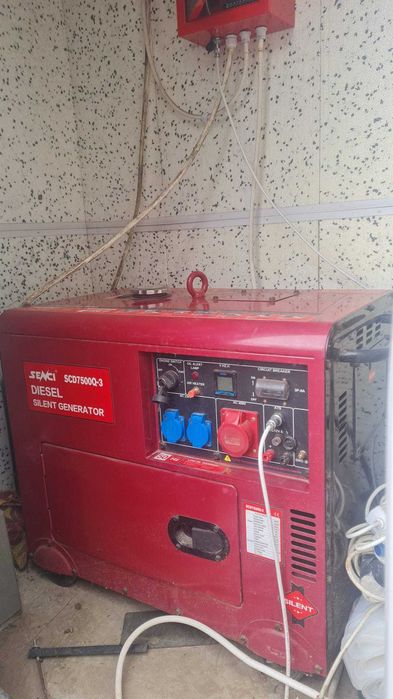 Generator Senci SC7500QATS trifazat si monofazat cu automatizare