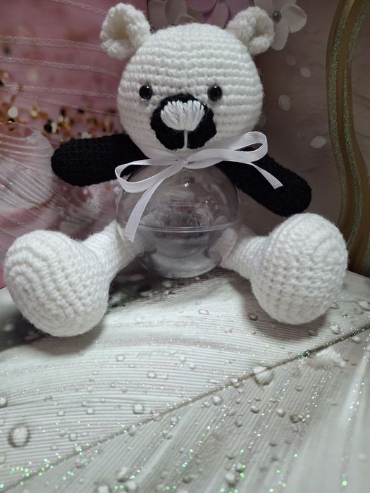 Плетена играчка мече