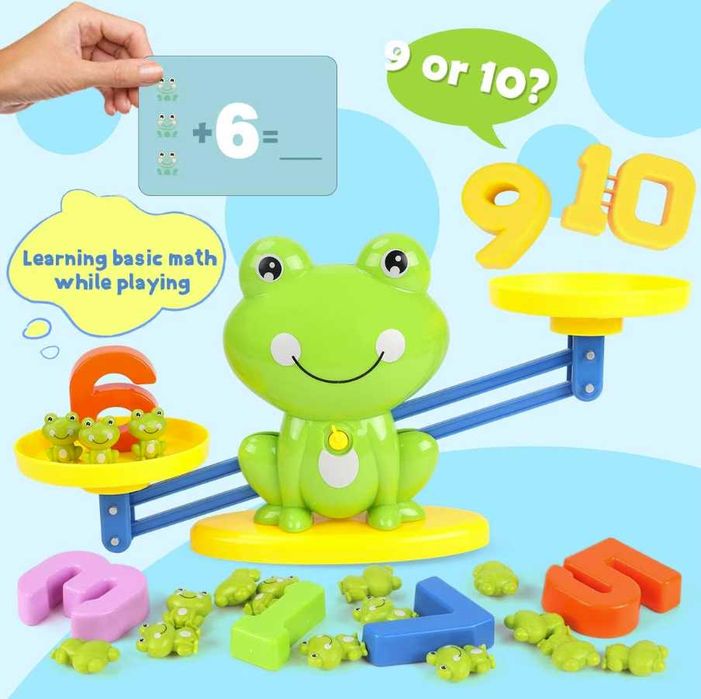 Broscuta - Balanta Matematica: Aventuri in Lunea Numerelor, 19Broscute