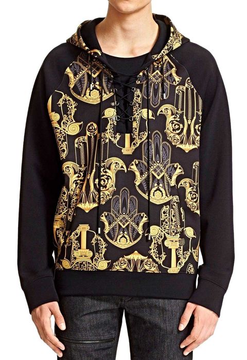 ОРИГИНАЛНО Versace Collection gold hoody суитчър суичър горнище М