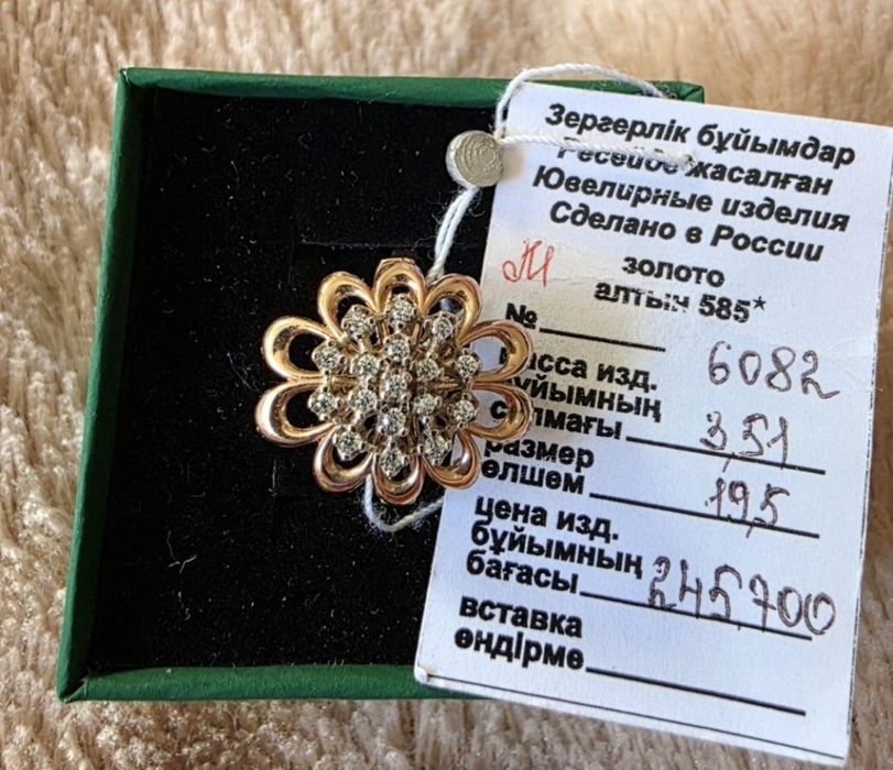 Золотое кольцо 19.5р