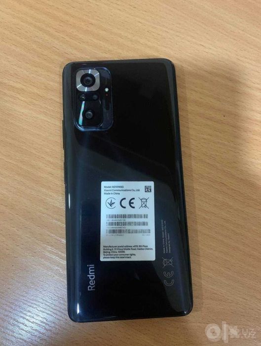 Redmi Note 10 Pro Black Radnoy tel ideal xolatda